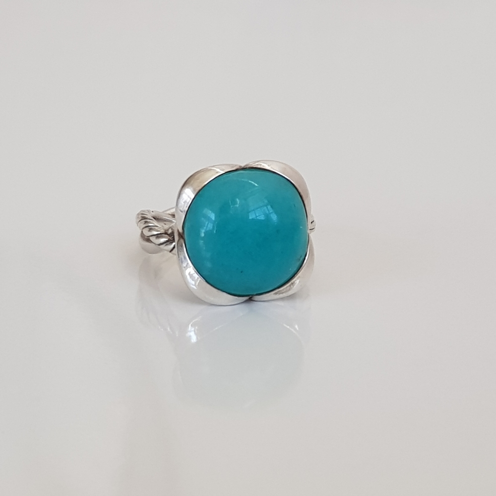 David Yurman Continuance Amazonite Ring - image 1